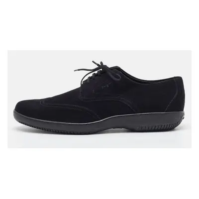 Salvatore Ferragamo Black Suede Lace Up Derby Size 41.5