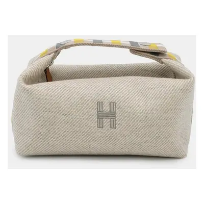 Hermes Sage Canvas Bride-A-Brac PM Case Bag