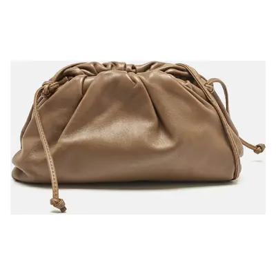 Bottega Veneta Brown Leather Mini The Pouch Bag