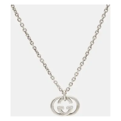 Gucci Interlocking G Sterling Silver Necklace