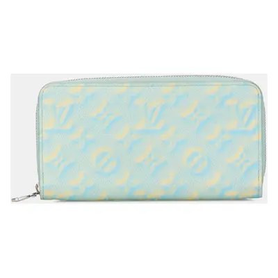 Louis Vuitton Blue Monogram Empreinte Summer Stardust Zippy Wallet