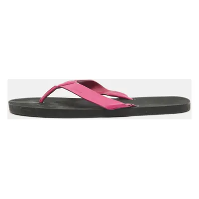 Dior Pink Leather Thong Sandals Size