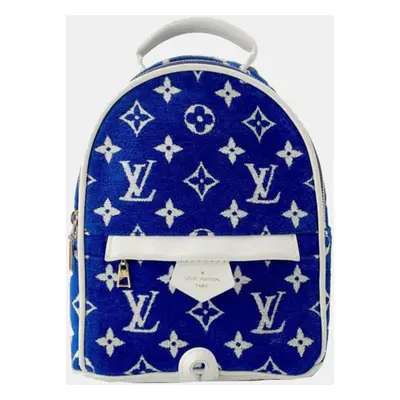 Louis Vuitton Blue Monogram Jacquard Velvet Palm Springs Mini