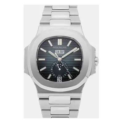 Pre-Owned Patek Philippe Nautilus Annual Calendar Moonphase Men's Watch mm