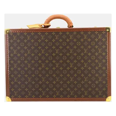 Louis Vuitton Brown Monogram Canvas Bisten Trunk Case