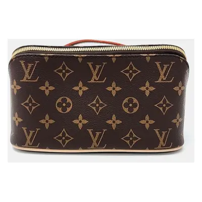 Louis Vuitton Brown PVC Monogram Toiletry bag