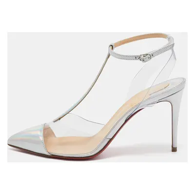 Christian Louboutin Transparent Nosy Ankle Strap Pumps Size 36.5