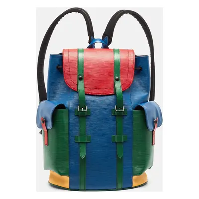 Louis Vuitton Multicolor Epi Leather Christopher MM Backpack