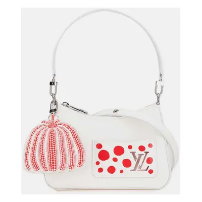 Louis Vuitton White Yayoi Kusama Epi Infinity Dots Marellini Bag