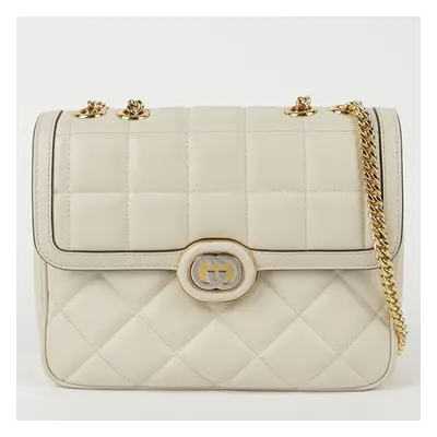 Gucci Small Off-White Leather Deco Shoulder And Crossbag