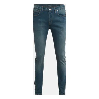 Zadig & Voltaire Blue Brushed Denim David Jeans Waist 32.5"