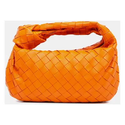 Bottega Veneta Orange Mini Nappa Intrecciato Jodie