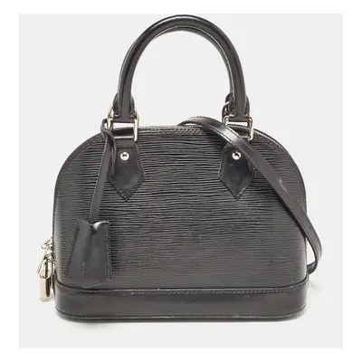 Louis Vuitton Black Epi Leather Alma BB Bag