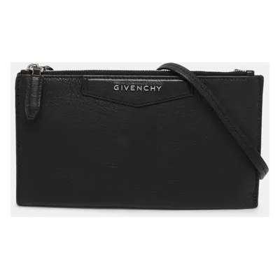 Givenchy Black Leather Antigona Crossbody Bag