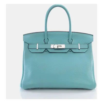 Hermes Birkin Bleu Atoll Togo PHW