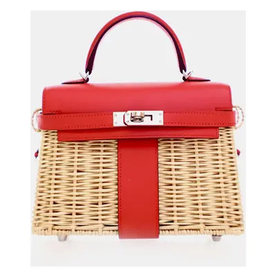 Hermes Picnic Kelly Rouge De Coeur Swift