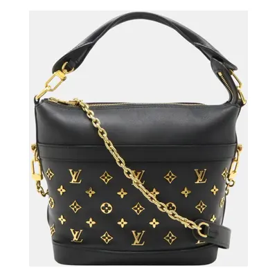 Louis Vuitton Cruiser Pm One-Handle Bag Chain Shoulder Leather Black