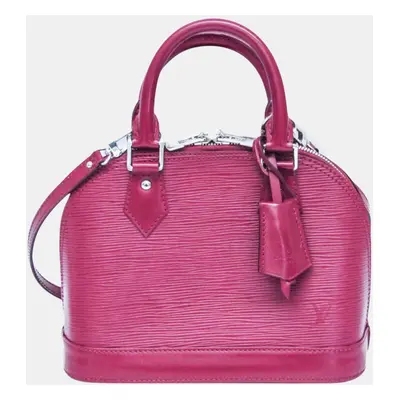 Louis Vuitton Fuchsia Epi Leather Alma BB Shoulder Bag