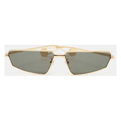 Gucci Black/Gold Tone GG0537S Rectangular Sunglasses