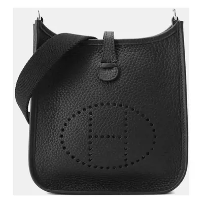 Hermes Evelyne Black Taurillon Clemence Size Tpm