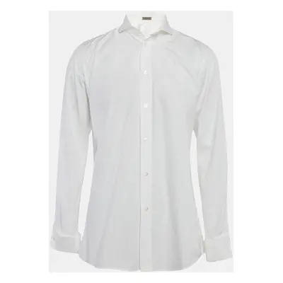 Bottega Veneta White Cotton Button Front Shirt