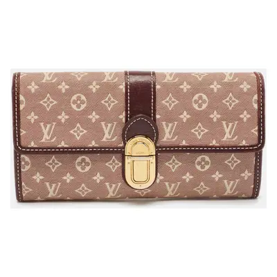 Louis Vuitton Sepia Monogram Idylle Canvas and Leather Sarah Wallet