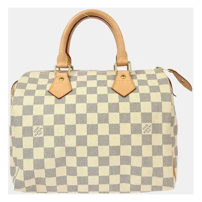 Louis Vuitton Damier Azur Speedy Handbag