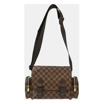 Louis Vuitton Damier Ebene Canvas Reporter Melville Shoulder Bag