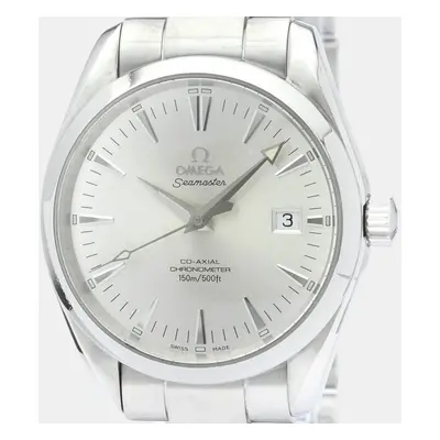 Omega Silver Stainless Steel Seamaster Aqua Terra 2503.30 Automatic Men's Wristwatch mm