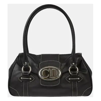 Dior Black Leather Saint Germain Handbag