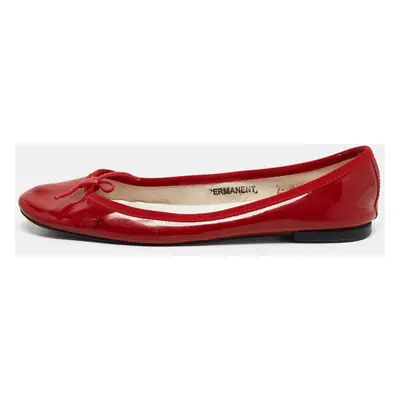 Repetto Red Patent Leather Ballet Flats Size