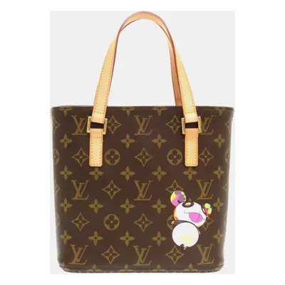 Louis Vuitton x Takashi Murakami Brown Canvas PM Vavin Tote Bag