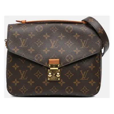 Louis Vuitton Brown Monogram Pochette Metis