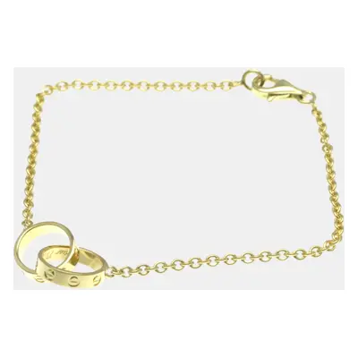 Cartier 18K Yellow Gold Love Chain Bracelet