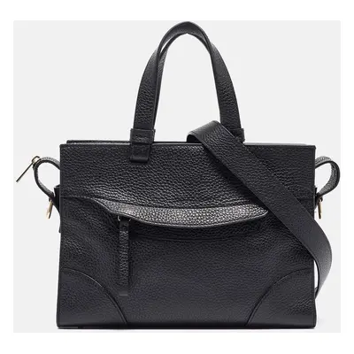 Furla Black Leather Meraviglia Tote