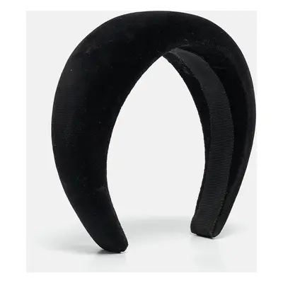 Prada Black Velvet Wide Headband