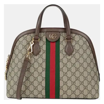 Gucci Medium GG Supreme Canvas Ophidia Tote And Shoulder Bag