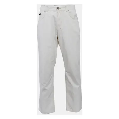 Valentino Off-White Cotton Pants