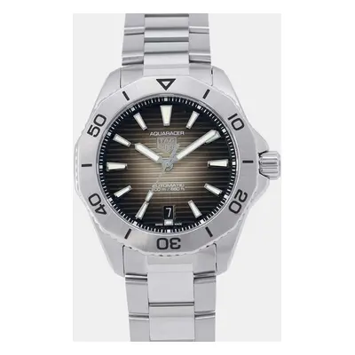 Tag Heuer Black Stainless Steel Aquaracer Automatic Men's Wristwatch mm