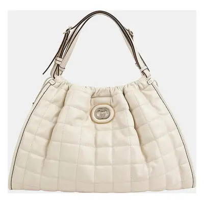 Gucci Medium White Leather Deco Tote Bag