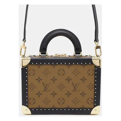 Louis Vuitton Noir Monogram Reverse Canvas Petite Vallise Bag