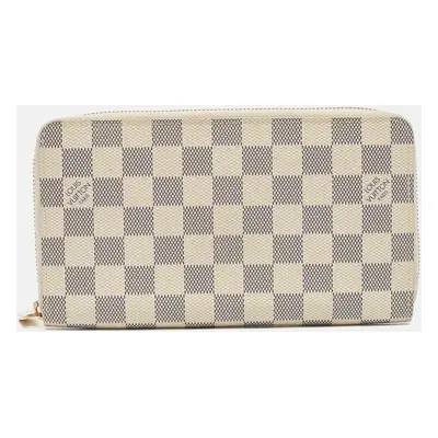 Louis Vuitton Damier Azur Canvas Zippy Organizer Wallet