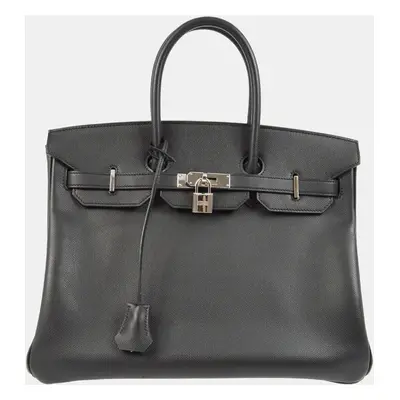 Hermes Black Epsom Birkin Handbag