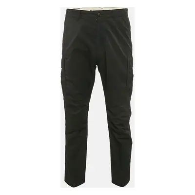 Tom Ford Black Cotton Blend Cargo Pants