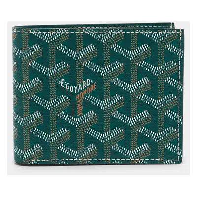 Goyard Green Goyardine Coated Canvas Victoire Bifold Wallet