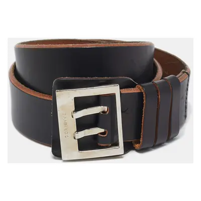 Dior Homme Black Leather Buckle Belt