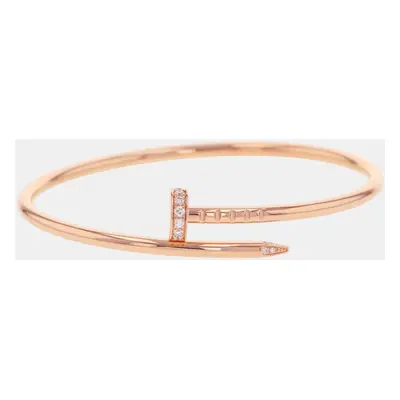 Cartier 18K Pink Gold Juste Un Clou Small Bracelet