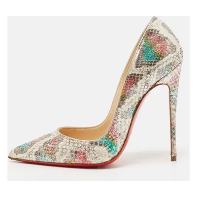 Christian Louboutin Multicolor Python So Kate Pumps Size 35.5