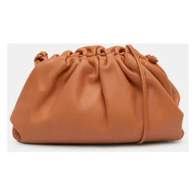 Bottega Veneta Brown Lambskin The Mini Pouch