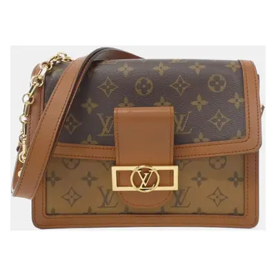 Louis Vuitton Monogram Reverse Dauphine MM Shoulder Bag